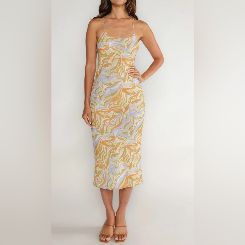 NWT Matty M Aubrey Midi Slip Dress M